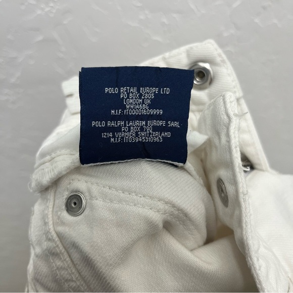 90s Ralph Lauren Girls Skinny White Jeans 2T - Picture 10 of 10